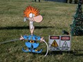 We MEAN high voltage - this elf failed to listen