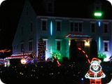 House Front in Lights